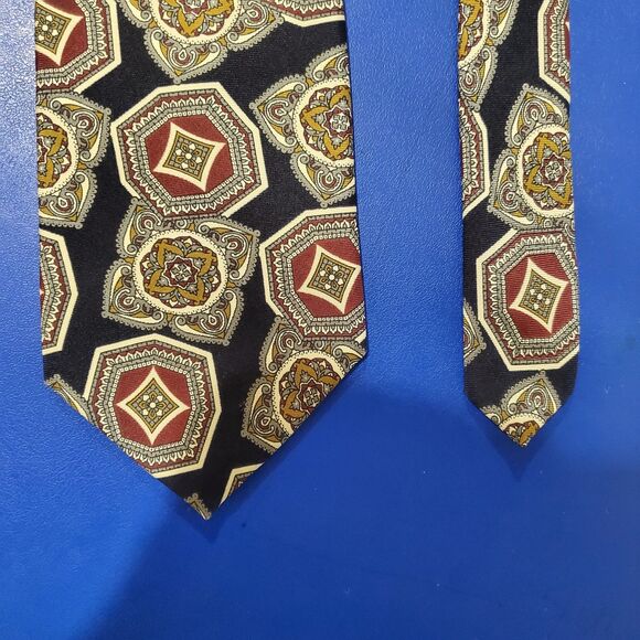 HILL & ARCHER Vintage (pre-2000's)-made in USA-100% Imported Italian Silk- - Picture 8 of 9